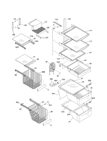 Shelves parts for Kenmore Refrigerator 253.5567240N (2535567240N, 253 5567240N) from AppliancePartsPros.com