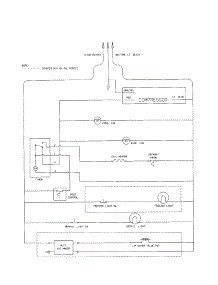 Wiring Schematic parts for Kenmore Refrigerator 253.71122101 (25371122101, 253 71122101) from AppliancePartsPros.com