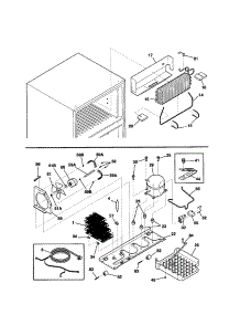 System parts for Kenmore Refrigerator 253.71122101 (25371122101, 253 71122101) from AppliancePartsPros.com