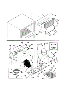 System parts for Kenmore Refrigerator 253.71792104 (25371792104, 253 71792104) from AppliancePartsPros.com