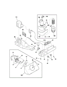 Controls parts for Kenmore Refrigerator 253.51234103 (25351234103, 253 51234103) from AppliancePartsPros.com