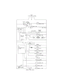 Wiring Schematic parts for Kenmore Refrigerator 253.51622100 (25351622100, 253 51622100) from AppliancePartsPros.com