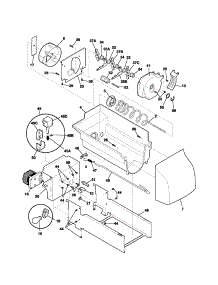 Ice Container parts for Kenmore Refrigerator 253.52342302 (25352342302, 253 52342302) from AppliancePartsPros.com