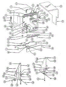 Tub Liner - Tub parts for Kenmore Dishwasher 195.95(1988) (19595(1988), 195 95(1988)) from AppliancePartsPros.com