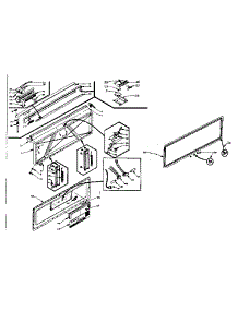 Freezer Door Parts parts for Kenmore Freezer 198.5811170 (1985811170, 198 5811170) from AppliancePartsPros.com