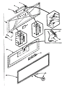 Freezer Door Parts parts for Kenmore Freezer 198.5816170 (1985816170, 198 5816170) from AppliancePartsPros.com