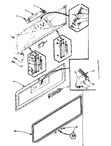 Freezer Door Parts parts for Kenmore Freezer 198.5817170 (1985817170, 198 5817170) from AppliancePartsPros.com