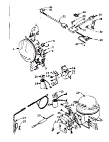 Unit Parts parts for Kenmore Freezer 198.5818200 (1985818200, 198 5818200) from AppliancePartsPros.com