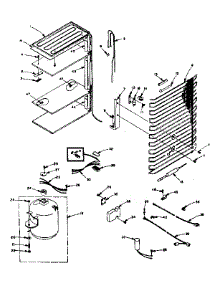 Freezer Unit Parts parts for Kenmore Freezer 198.5826180 (1985826180, 198 5826180) from AppliancePartsPros.com