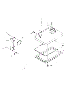 Door Parts parts for Kenmore Freezer 198.5913050 (1985913050, 198 5913050) from AppliancePartsPros.com