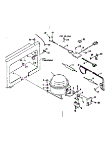 Unit Parts parts for Kenmore Freezer 198.5913210 (1985913210, 198 5913210) from AppliancePartsPros.com