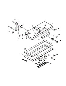 Door Parts parts for Kenmore Freezer 198.5915210 (1985915210, 198 5915210) from AppliancePartsPros.com