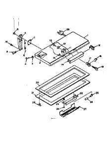 Door Parts parts for Kenmore Freezer 198.5918210 (1985918210, 198 5918210) from AppliancePartsPros.com