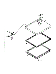 Door Parts parts for Kenmore Freezer 198.5919040 (1985919040, 198 5919040) from AppliancePartsPros.com