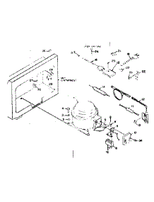 Unit Parts parts for Kenmore Freezer 198.5919200 (1985919200, 198 5919200) from AppliancePartsPros.com