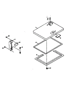 Door Parts parts for Kenmore Freezer 198.5919200 (1985919200, 198 5919200) from AppliancePartsPros.com