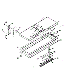 Door Parts parts for Kenmore Freezer 198.6015131 (1986015131, 198 6015131) from AppliancePartsPros.com