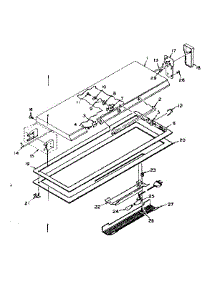 Door Parts parts for Kenmore Freezer 198.6015133 (1986015133, 198 6015133) from AppliancePartsPros.com