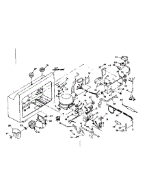 Unit Parts parts for Kenmore Freezer 198.6015161 (1986015161, 198 6015161) from AppliancePartsPros.com