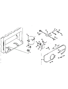 Unit Parts parts for Kenmore Freezer 198.6015172 (1986015172, 198 6015172) from AppliancePartsPros.com