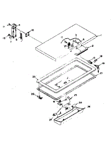 Door Parts parts for Kenmore Freezer 198.6016151 (1986016151, 198 6016151) from AppliancePartsPros.com