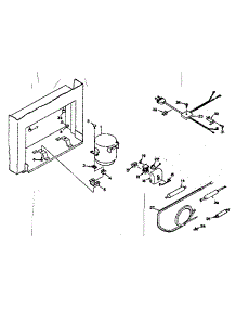 Unit Parts parts for Kenmore Freezer 198.6113050 (1986113050, 198 6113050) from AppliancePartsPros.com