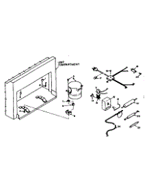 Unit Parts parts for Kenmore Freezer 198.615020 (198615020, 198 615020) from AppliancePartsPros.com