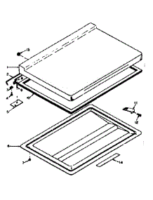 Door Parts parts for Kenmore Freezer 198.615130 (198615130, 198 615130) from AppliancePartsPros.com