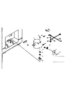 Unit Parts parts for Kenmore Freezer 198.615200 (198615200, 198 615200) from AppliancePartsPros.com