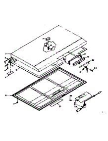 Door Parts parts for Kenmore Freezer 198.615220 (198615220, 198 615220) from AppliancePartsPros.com
