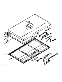 Door Parts parts for Kenmore Freezer 198.615421 (198615421, 198 615421) from AppliancePartsPros.com