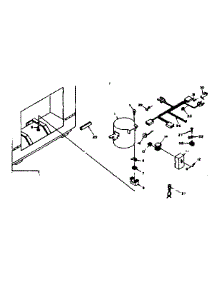 Unit Parts parts for Kenmore Freezer 198.615440 (198615440, 198 615440) from AppliancePartsPros.com