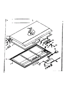 Door Parts parts for Kenmore Freezer 198.615460 (198615460, 198 615460) from AppliancePartsPros.com