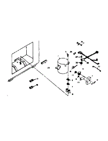 Unit Parts parts for Kenmore Freezer 198.615600 (198615600, 198 615600) from AppliancePartsPros.com