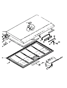 Door Parts parts for Kenmore Freezer 198.615620 (198615620, 198 615620) from AppliancePartsPros.com