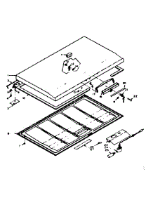 Door Parts parts for Kenmore Freezer 198.615820 (198615820, 198 615820) from AppliancePartsPros.com