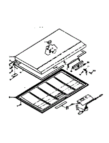 Door Parts parts for Kenmore Freezer 198.615821 (198615821, 198 615821) from AppliancePartsPros.com