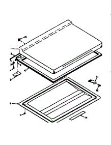 Door Parts parts for Kenmore Freezer 198.616121 (198616121, 198 616121) from AppliancePartsPros.com