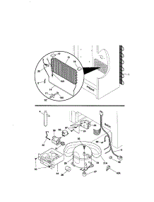 System parts for Kenmore Freezer 253.29082991 (25329082991, 253 29082991) from AppliancePartsPros.com