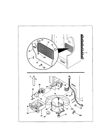 System parts for Kenmore Freezer 253.29082993 (25329082993, 253 29082993) from AppliancePartsPros.com