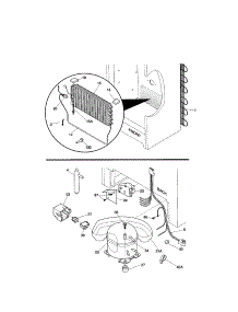 System parts for Kenmore Freezer 253.29101993 (25329101993, 253 29101993) from AppliancePartsPros.com
