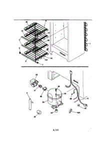 System parts for Kenmore Freezer 253.29401990 (25329401990, 253 29401990) from AppliancePartsPros.com