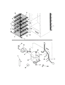 System parts for Kenmore Freezer 253.29711990 (25329711990, 253 29711990) from AppliancePartsPros.com