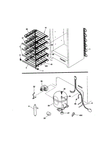 System parts for Kenmore Freezer 253.29711991 (25329711991, 253 29711991) from AppliancePartsPros.com