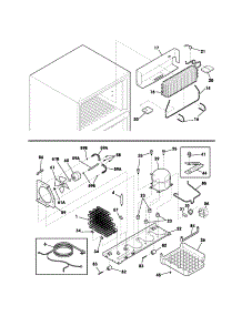 System parts for Kenmore Refrigerator 253.31145302 (25331145302, 253 31145302) from AppliancePartsPros.com