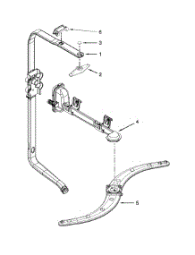Upper Wash And Rinse Parts parts for Kenmore Dishwasher 665.13229N410 (66513229N410, 665 13229N410) from AppliancePartsPros.com