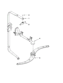 Upper Wash And Rinse Parts parts for Kenmore Dishwasher 665.13255K111 (66513255K111, 665 13255K111) from AppliancePartsPros.com