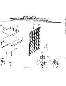 Unit Parts parts for Kenmore Refrigerator 253.7694215 (2537694215, 253 7694215) from AppliancePartsPros.com