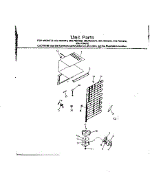 Unit Parts parts for Kenmore Refrigerator 253.7694266 (2537694266, 253 7694266) from AppliancePartsPros.com