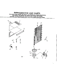 Unit Parts parts for Kenmore Refrigerator 253.7694270 (2537694270, 253 7694270) from AppliancePartsPros.com